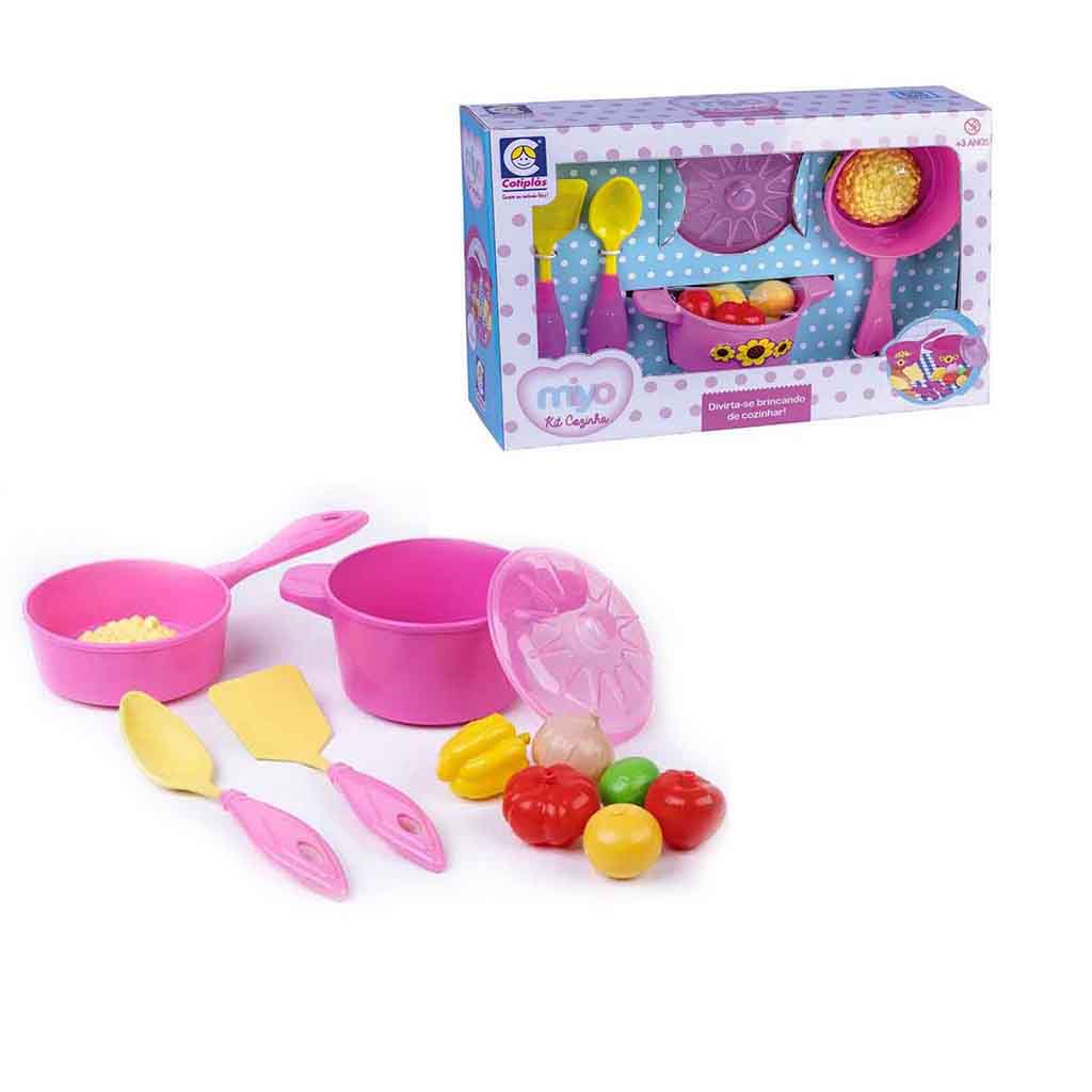 Jogo de Cozinha Miyo Conjunto Panelinhas C/ 12 pcs- Cotiplas