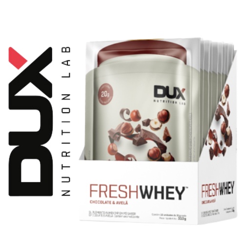 Fresh Whey Protein Sache Caixa 10 Unidades Dux Nutrition Shopee Brasil