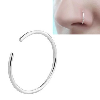 Argola Piercing Nariz Aço /prata/dourado/preto unissex Antialérgico