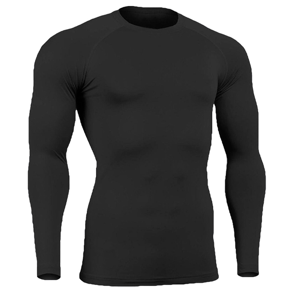 Blusa Térmica Segunda Pele Masculina Proteção UV Manga Longa Compressão