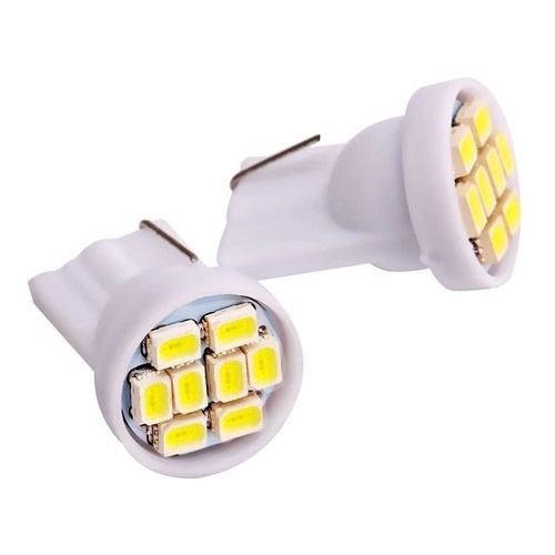 10 Leds Lampada T10 8 Leds Smd Pingo Luz W5w 1026 Automotiva