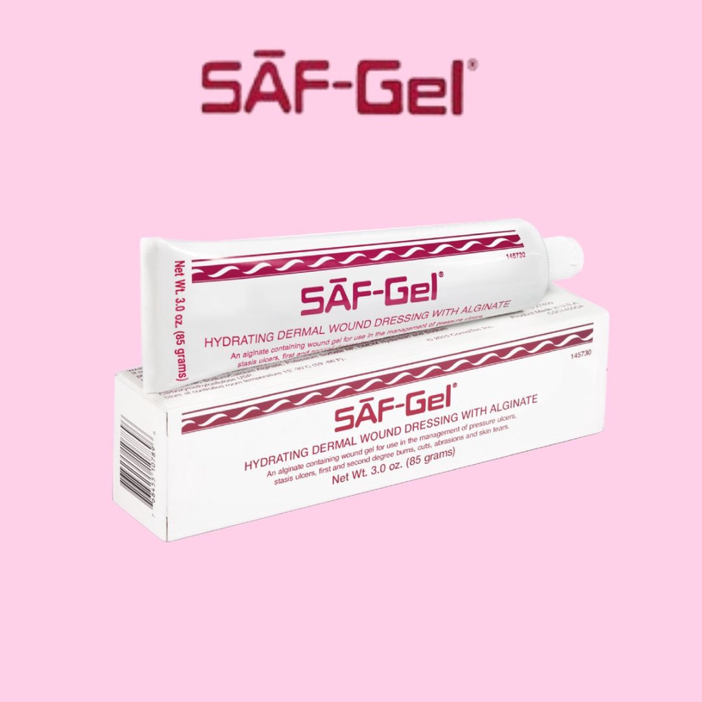 Gel Curativo Hidratante Convatec 85g Absorvente Cicatrizante Com Alginato de Cálcio Sódio Saf-Gel