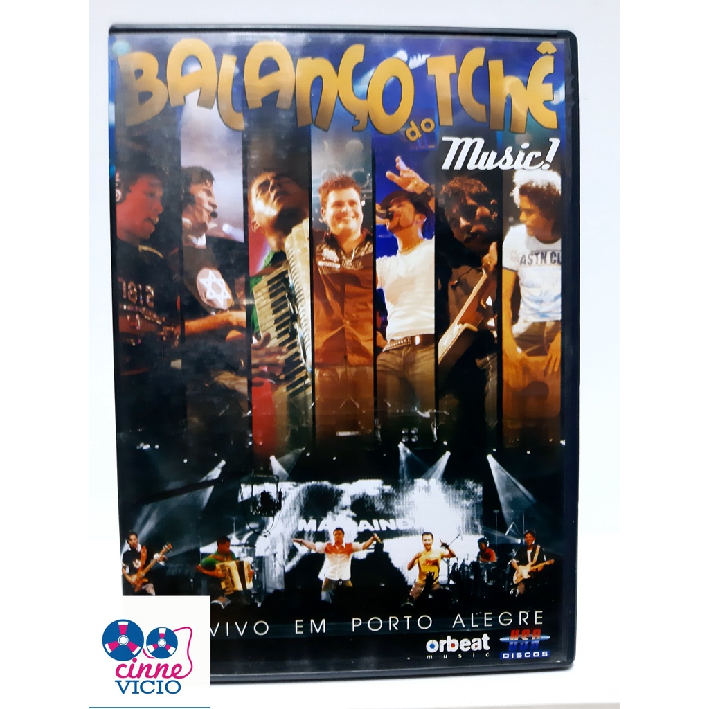 DVD Balanço do Tchê - Music! Ao vivo em Porto Legre