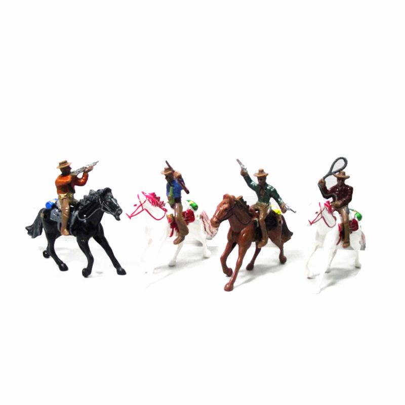 Estone Interest Western Cowboy Modelo Pessoas Figura Para Arquitetura Layout Páscoa Aliviar O Estresse Coleção Infantil