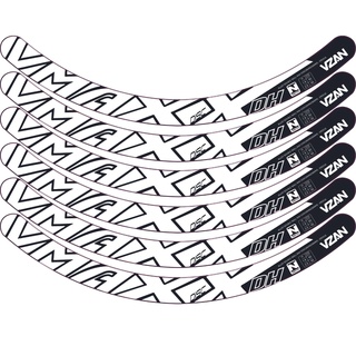 6 Adesivos Aro Vmaxx Freio A Disco kit para 1 roda branco