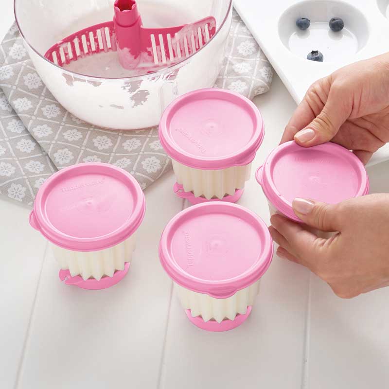 Kit Forminhas Gelatina 4 Un Rosa Tupperware Importado Shopee Brasil