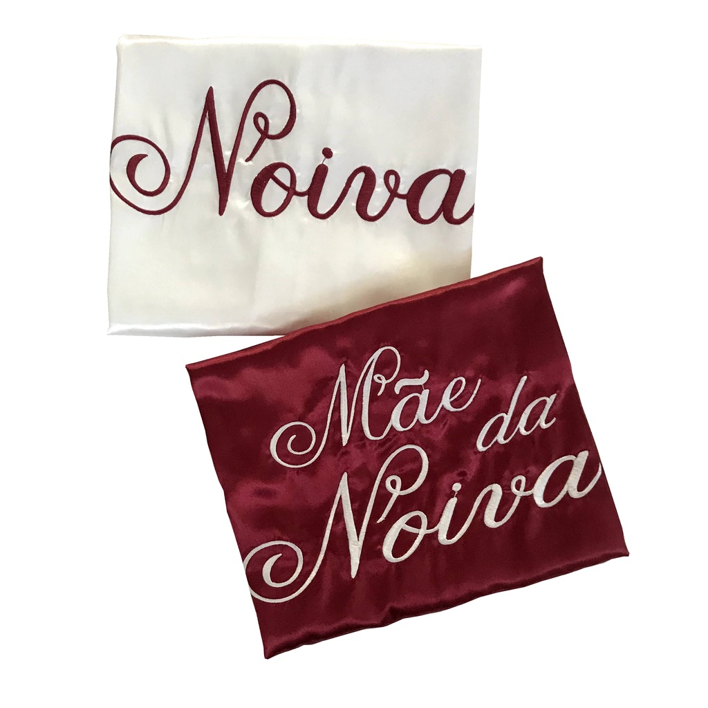 Kit com 2 Robes de Cetim Casamento Noiva Mãe Madrinha
