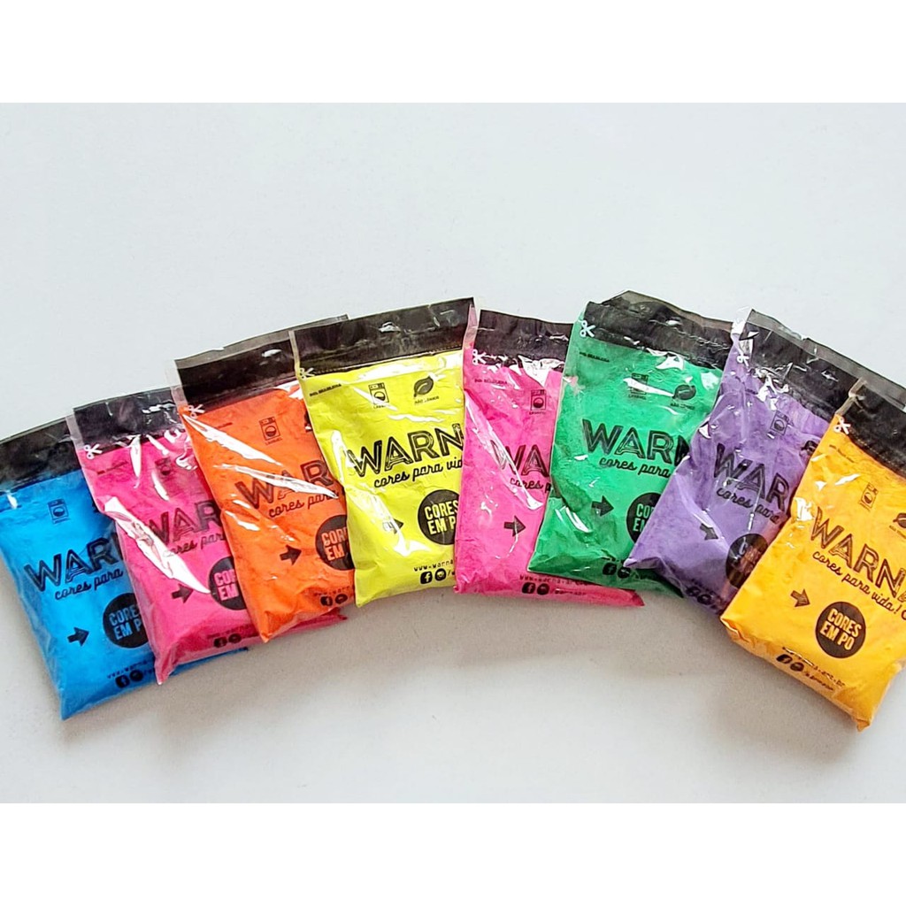 Tinta Em Pó Holi Party 100g Cada Consulte Cores em Oferta na Shopee
