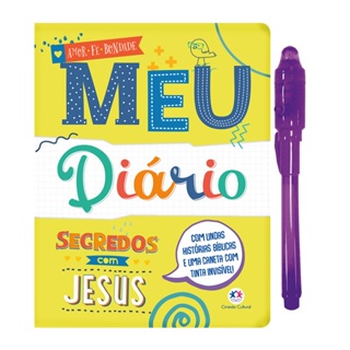 Meu Diário Segredos com Jesus | C/ Caneta de Tinta Invísvel em Oferta na Shopee