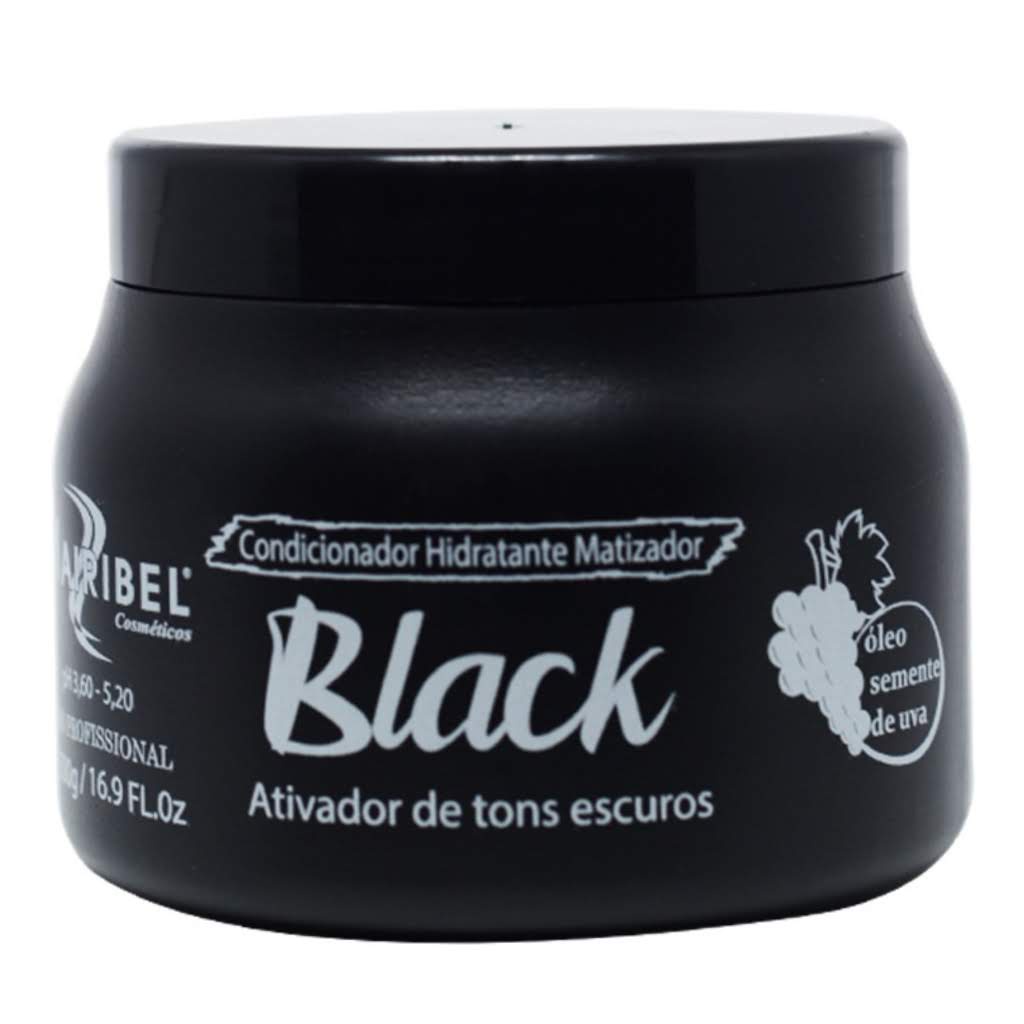 Mascara Matizadora Cabelos Preto Black 500g Mairibel