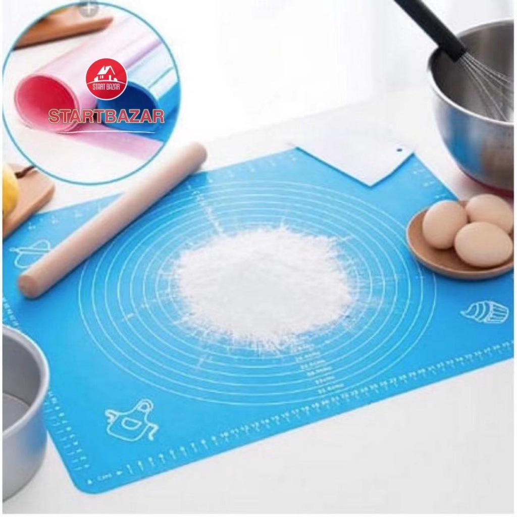 Tapete De Silicone Culinário Antiaderente/Tapete Culinario 50x40 cm de Silicone Antiaderente - Multifuncoes Azul Rosa Roxo Vermelho