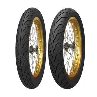 Par Pneu 80/100-18 E 90/90-18 Kenda Thorax - Uso Sem Câmara