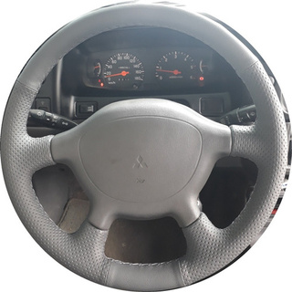 Capa De Volante Costurada L200 Outdoor Misto Cinza