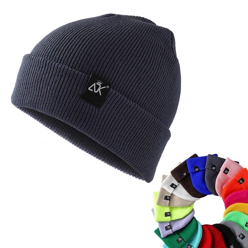 Unissex Chapéus De Malha Cap Mulher Beaines Para O Inverno Respirável Homens Gorras Chapéus Simples Quente Sólidos Casual Lady Gorros