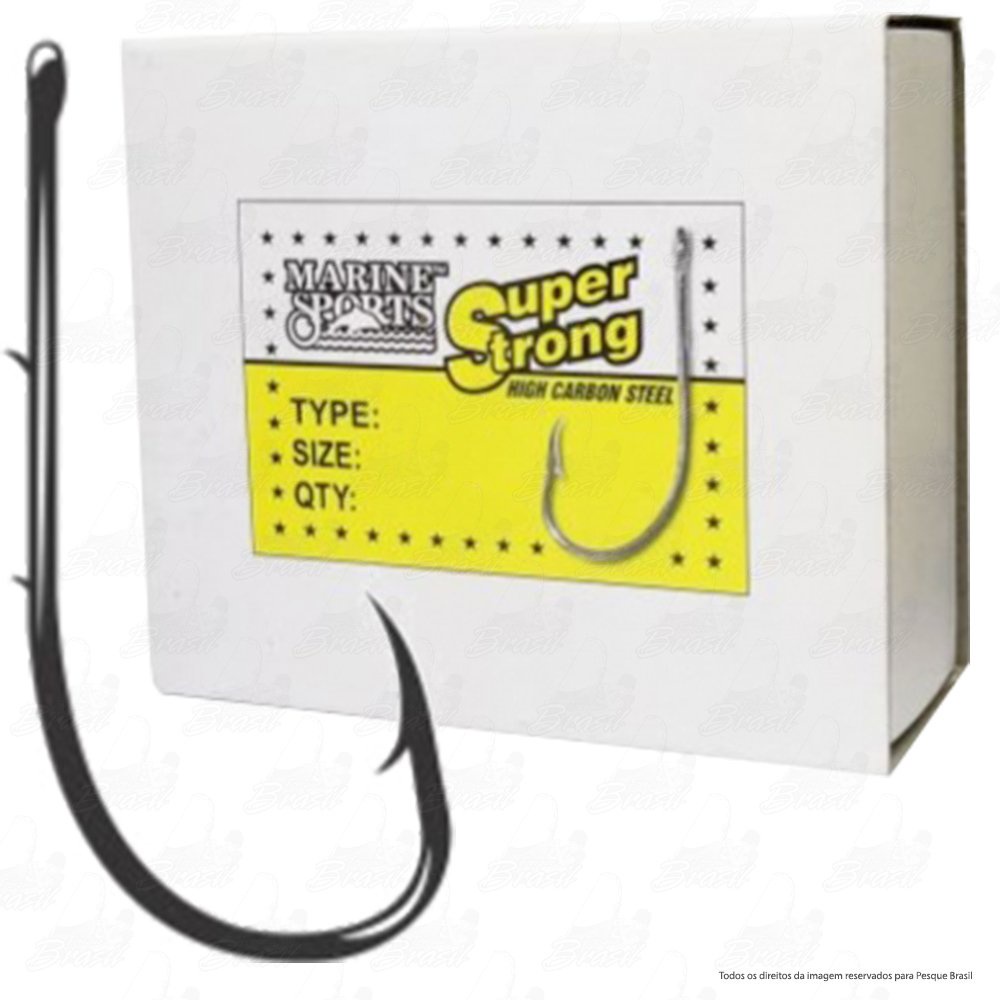 Anzol 4330 Super Strong Marine Sports 12/0 Caixa com 50 Unidades em Oferta na Shopee