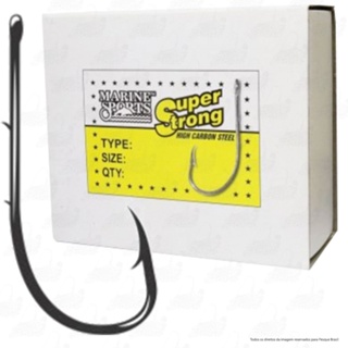 Anzol 4330 Super Strong Marine Sports 12/0 Caixa com 50 Unidades em Oferta na Shopee