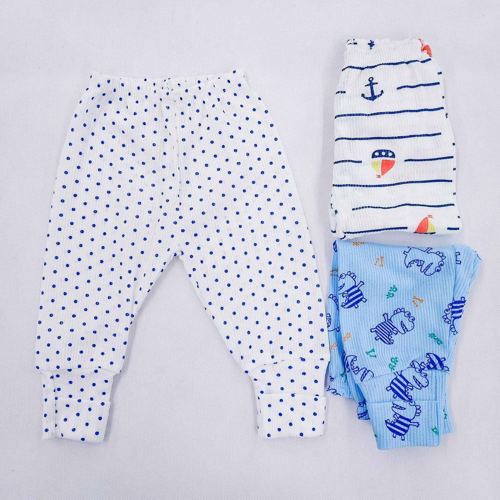 Kit Mijão Culote com pé reversível com 03 un. Estampas e cores sortidas - Gente Miúda