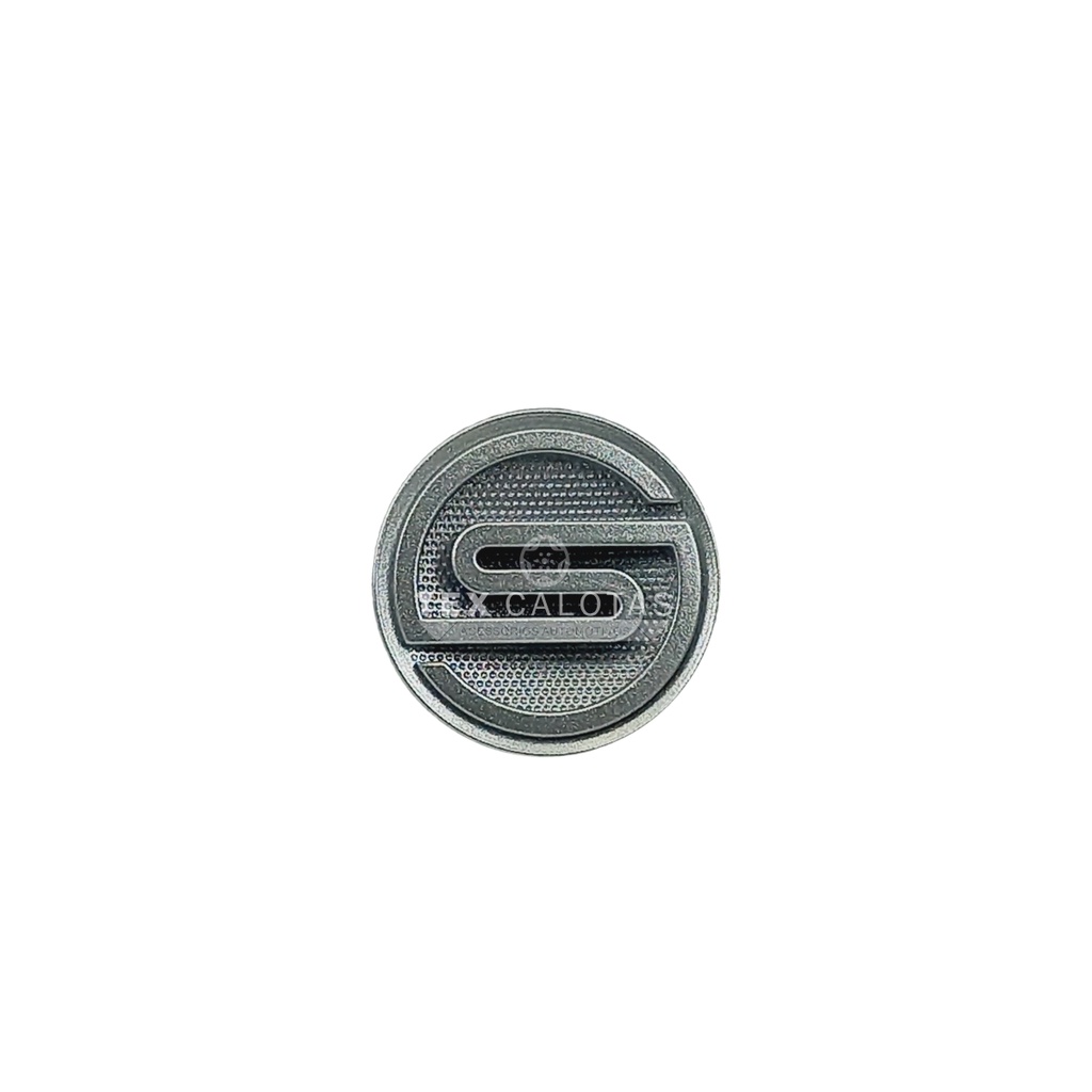 Sub Calota para Centro, Calotinha, Garrinha, Miolo de Centro, Centrinho de Rodas Scorro Prata 55mm
