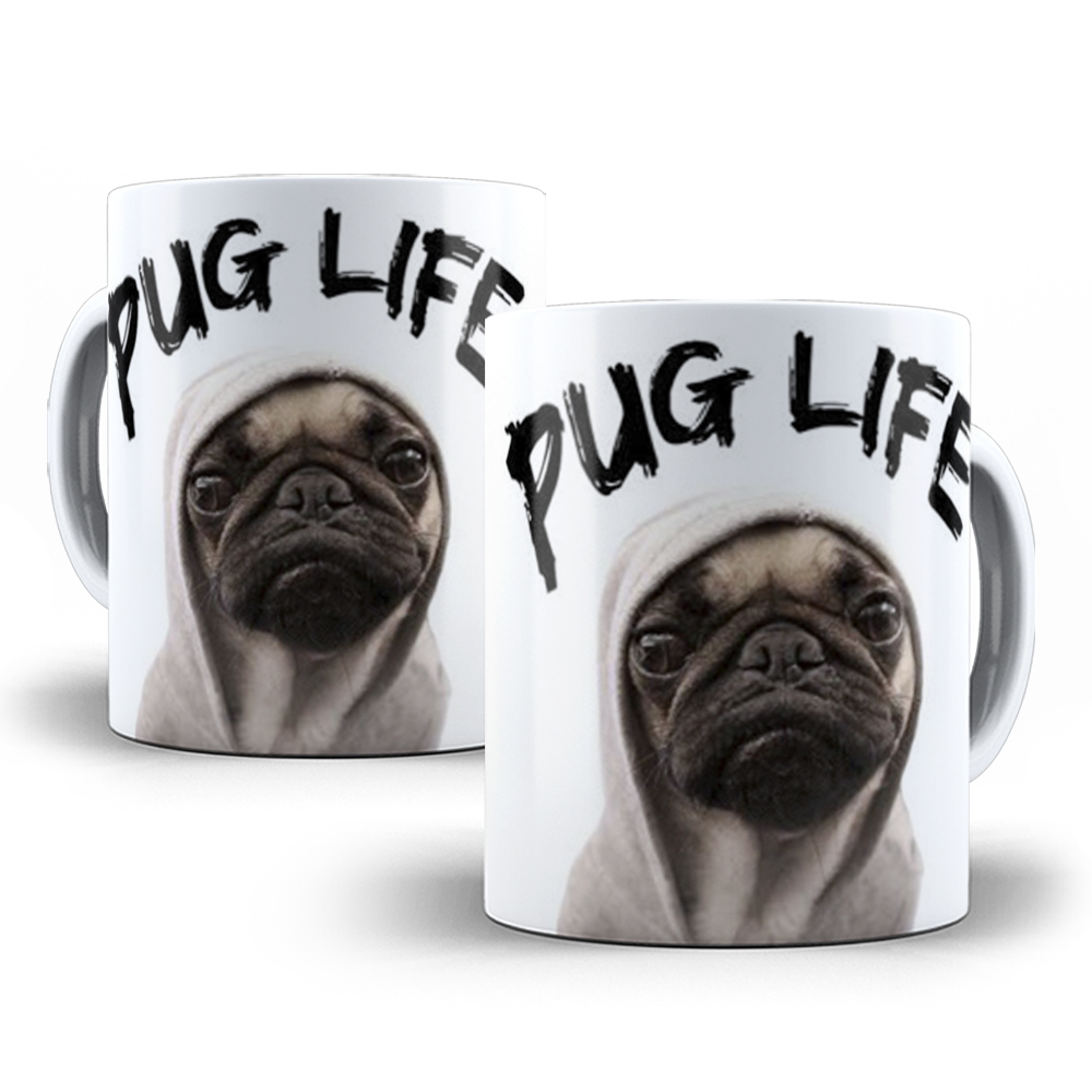 Caneca Pug Life - Pug Lovers Modelo 5