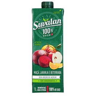 Suco Mix De Maçã, Laranja E Beterraba Suvalan 1L