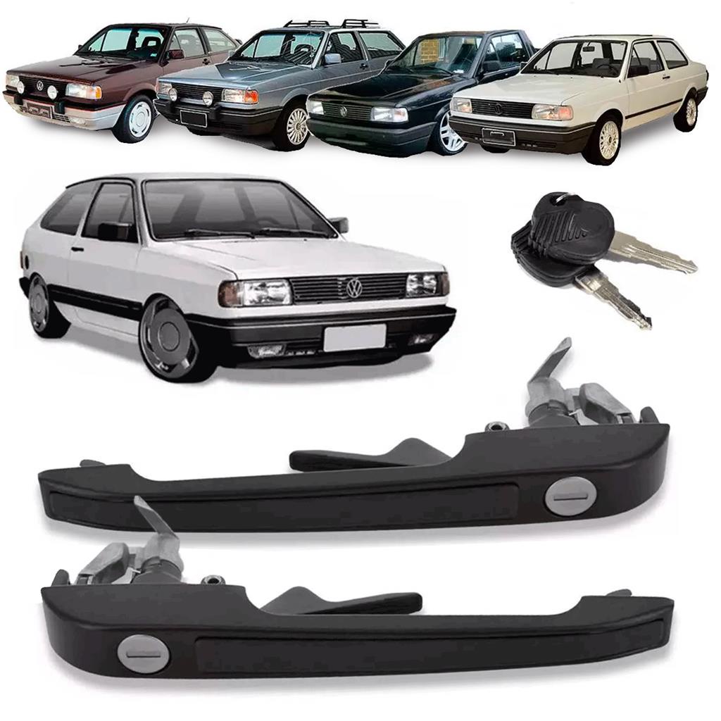 Par Macaneta Porta Gol Voyage Parati Saveiro 94 Quadrado G1 em Oferta na Shopee