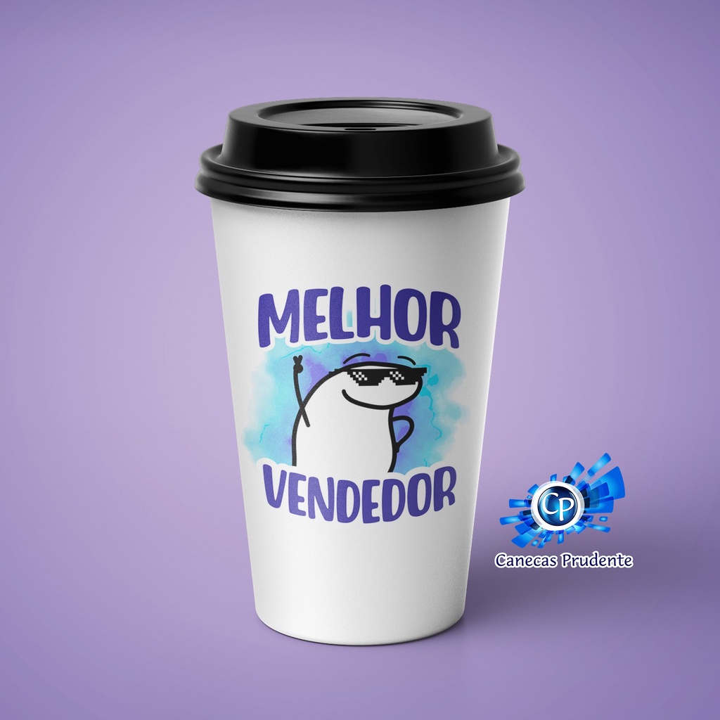 Copo Tampa Bucks Flork Melhor Vendedor, Melhor Caixa, Melhor Entregador