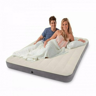 Colchao Inflável Casal Dura Beam Fiber Tech Queen Intex em Oferta na Shopee