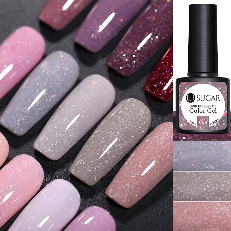 UR SUGAR 7,5ml Glitter UV Gel De Esmalte Sequins De Polimento Verniz De Unhas