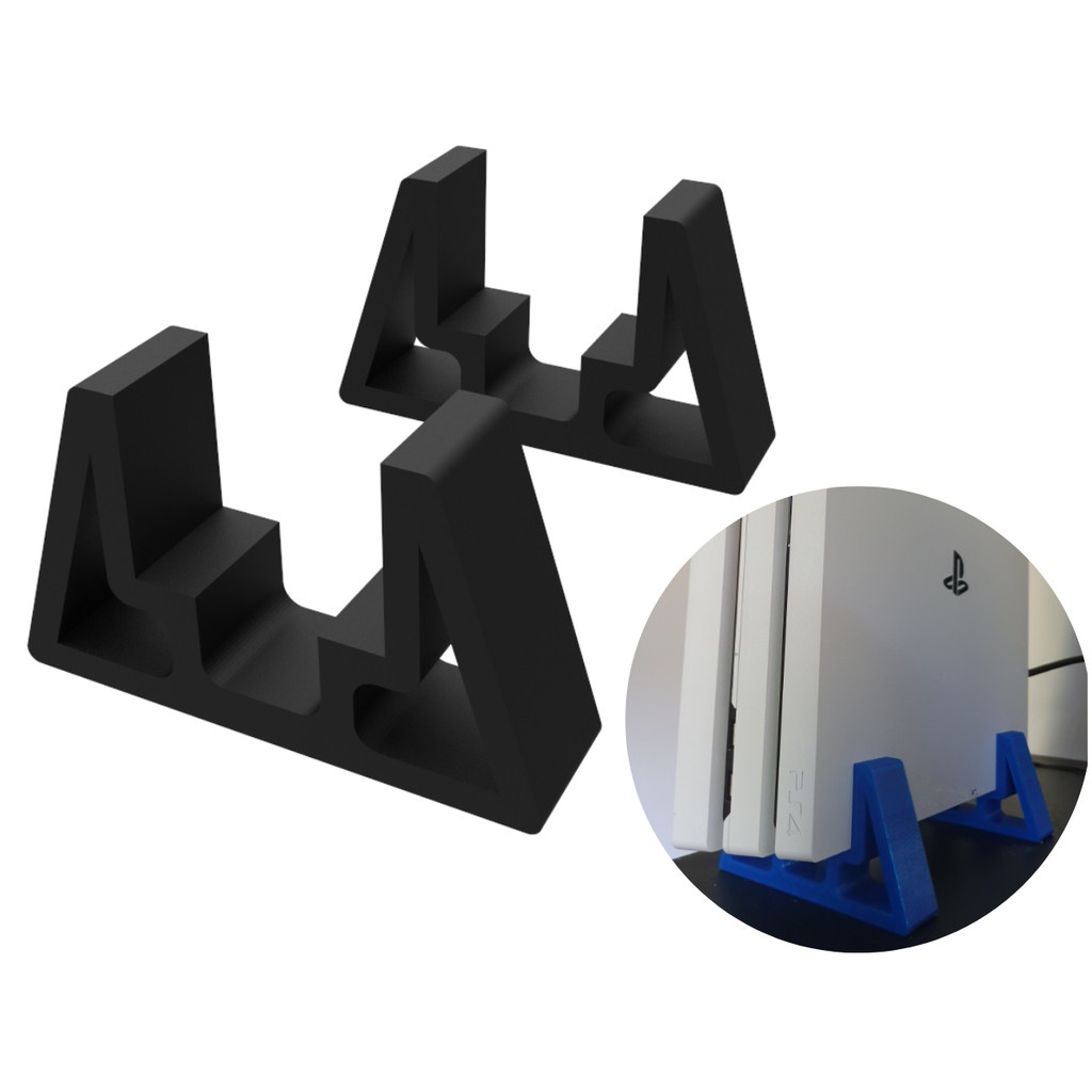 Base Apoio Suporte Vertical Ps4 Pro Playstation Em Pé Com Pezinho Antiderrapante