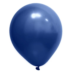 Balão Redondo Profissional Cromado 5" 12cm Azul - Art-Látex