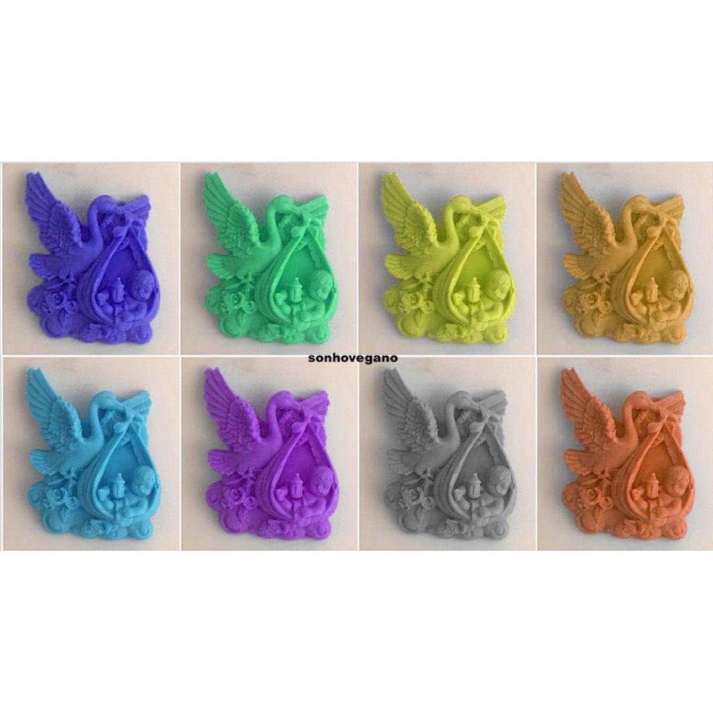 Lembrancinha maternidade nascimento cha de bebe na cegonha