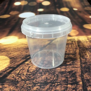 10 pote para alimento com lacre inviolável 220 ml redondo ( chocobraz ) em Oferta na Shopee