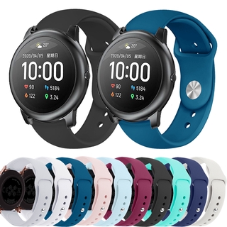 Bracelete De Reposição De 22mm De Silicone Para Xiaomi Haylou Solar LS05/Amazfit Pace/Stratos/2/2S/3 Pulseira De Relógio