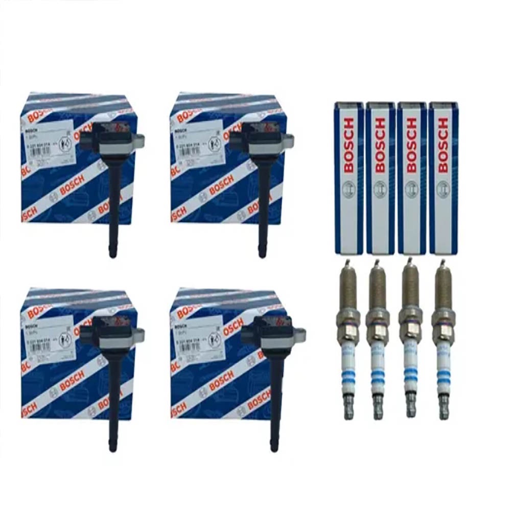 Kit Com 4 Bobina E 4 Vela VERSA 1.6 2011 2012 2013 2014 2015 2016 2017 2018 2019 2020 Original Bosch - Spare Parts and Accessories for Vehicles