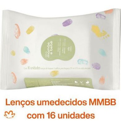 Lenço Umedecido 16 Uni Mamãe Bebê