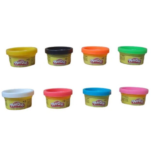 Massinha de modelar Play Doh para crianças diversas cores 28g unidade