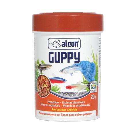 Ração Alcon Guppy 20g - Lebistes E Peixes De Pequeno Porte