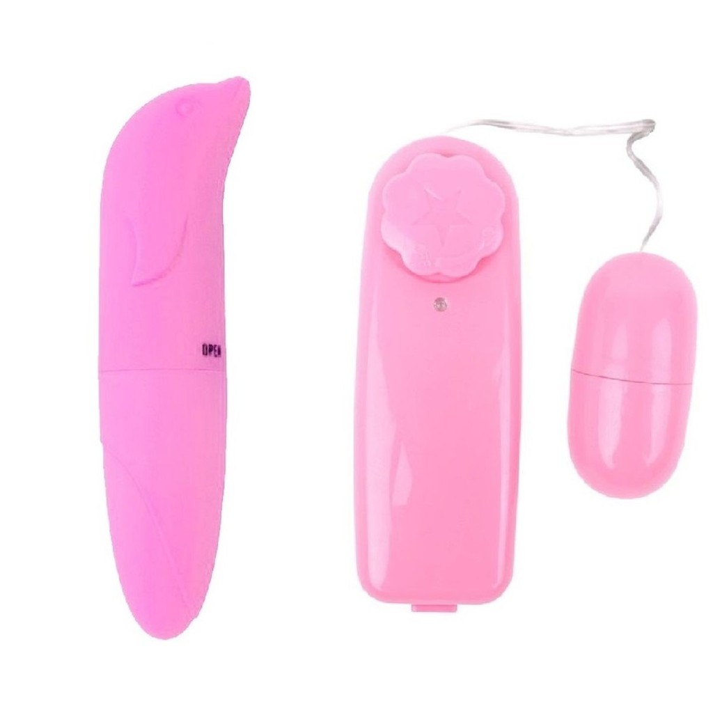 Kit Vibrador Golfinho Aveludado Bullet Variados Sex Shop Shopee Brasil 6082