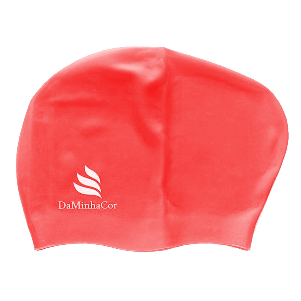 Touca de Natação Afro P Daminhacor Vermelho
