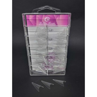 Unha tip vamp stiletto bella rosa encapsulamento acrigel manicure