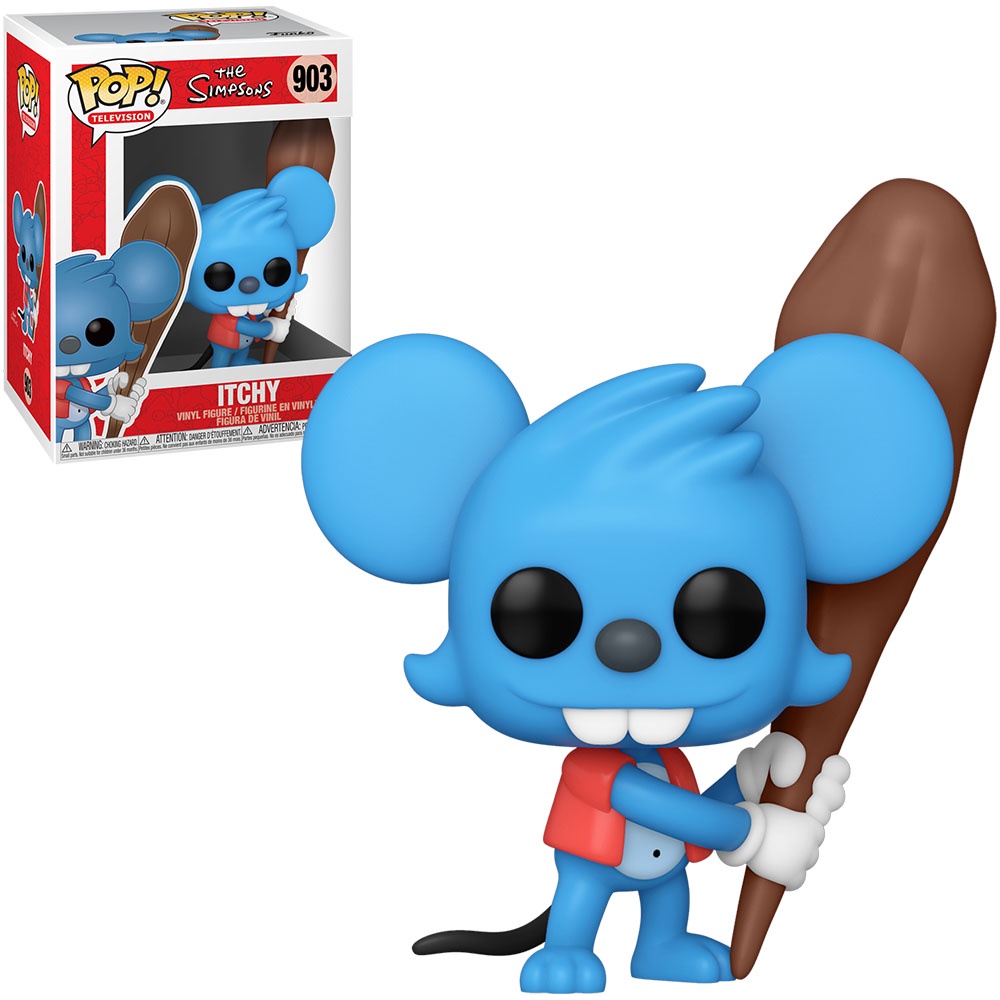 FUNKO POP THE SIMPSONS ITCHY 903 NOVO ORIGINAL
