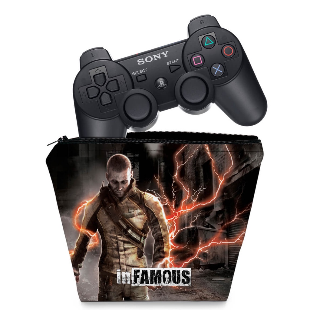Capa PS3 Controle Case - Infamous 2