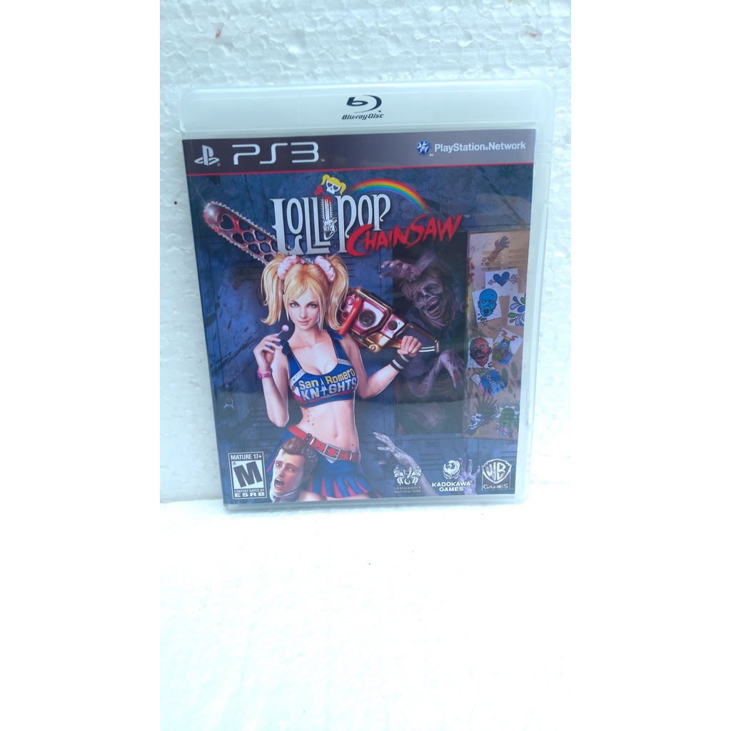Lollipop Chainsaw PS3 Cover And Case – Replacement Case Only, No Game