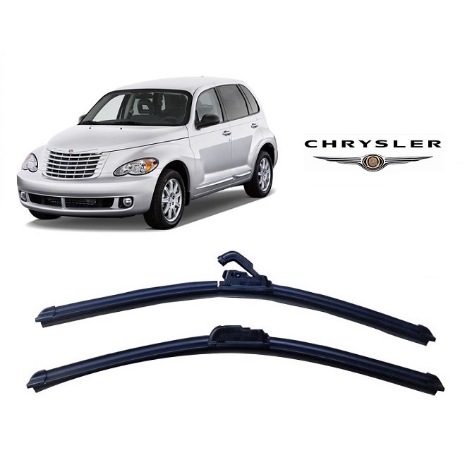 Par de Palhetas para Limpador de Parabrisa Dianteiro Chrysler Pt Cruiser