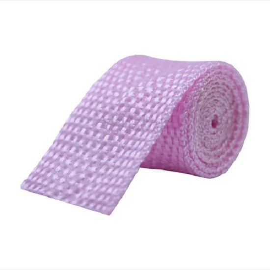 Alça 25mm Cbr Cadarço Polipropileno 50 mts Rosa Bebe