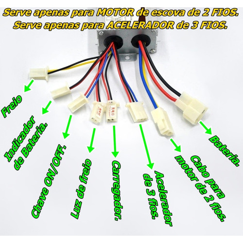 Controlador Módulo Scooter Patinete Elétrico 350w 36v