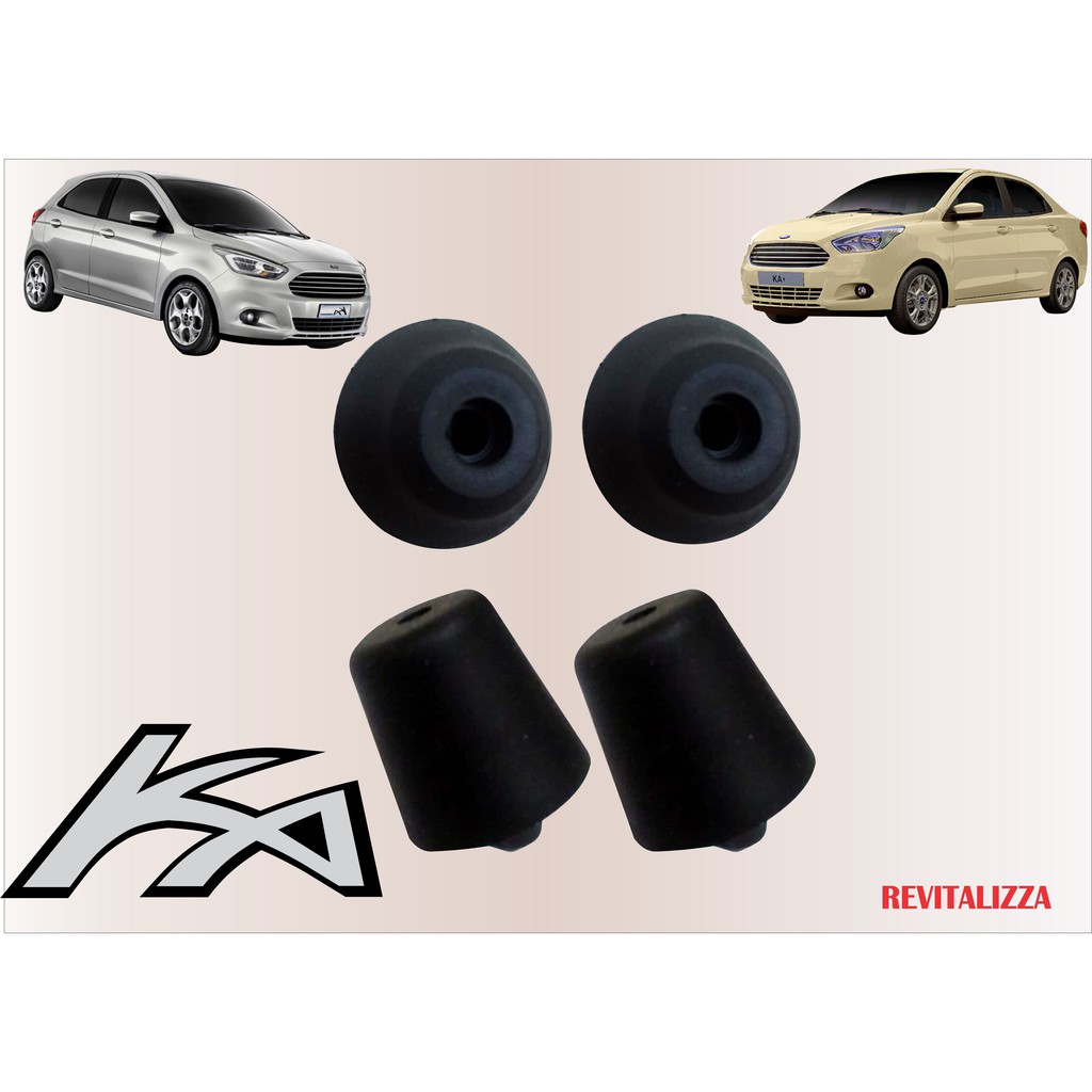 Batente Borracha Porta Ford Ka Coxim Amortecedor Inferior Superior 2014 Acima