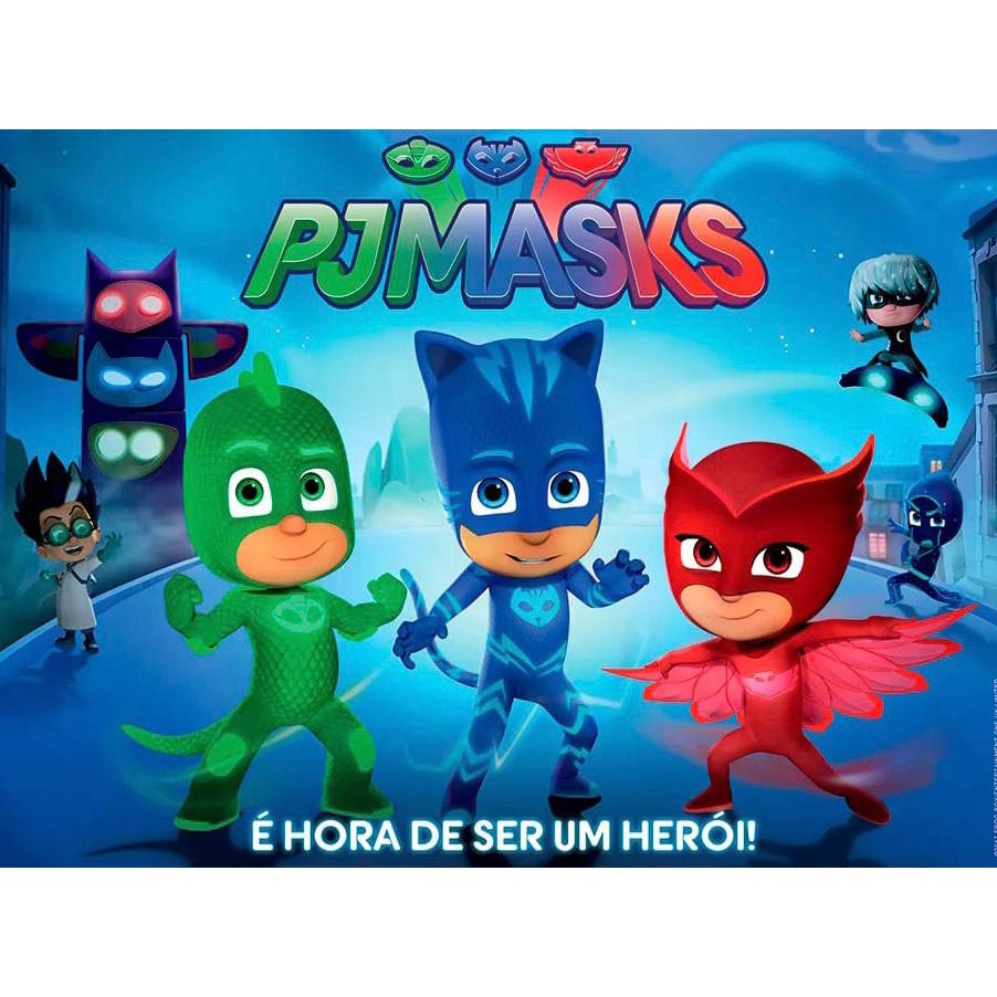 Quebra Cabeça Infantil PJ Mask em Mdf Adesivado