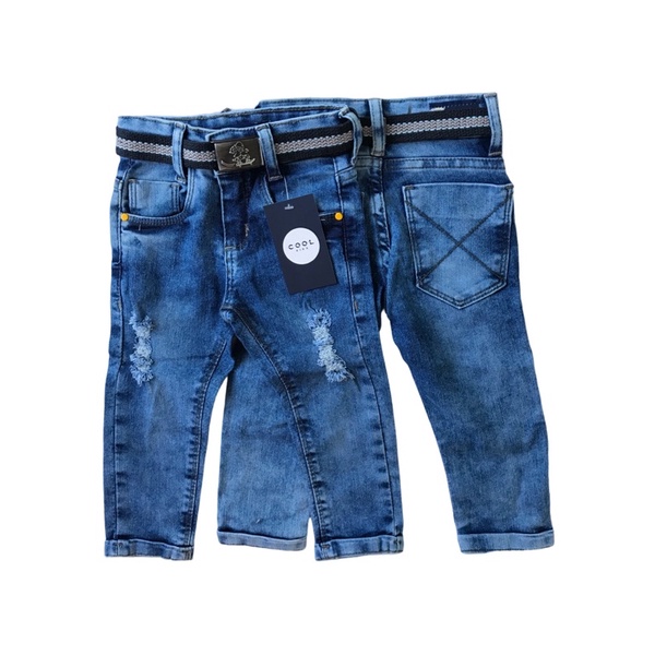 Calça jeans best sale infantil masculina barata