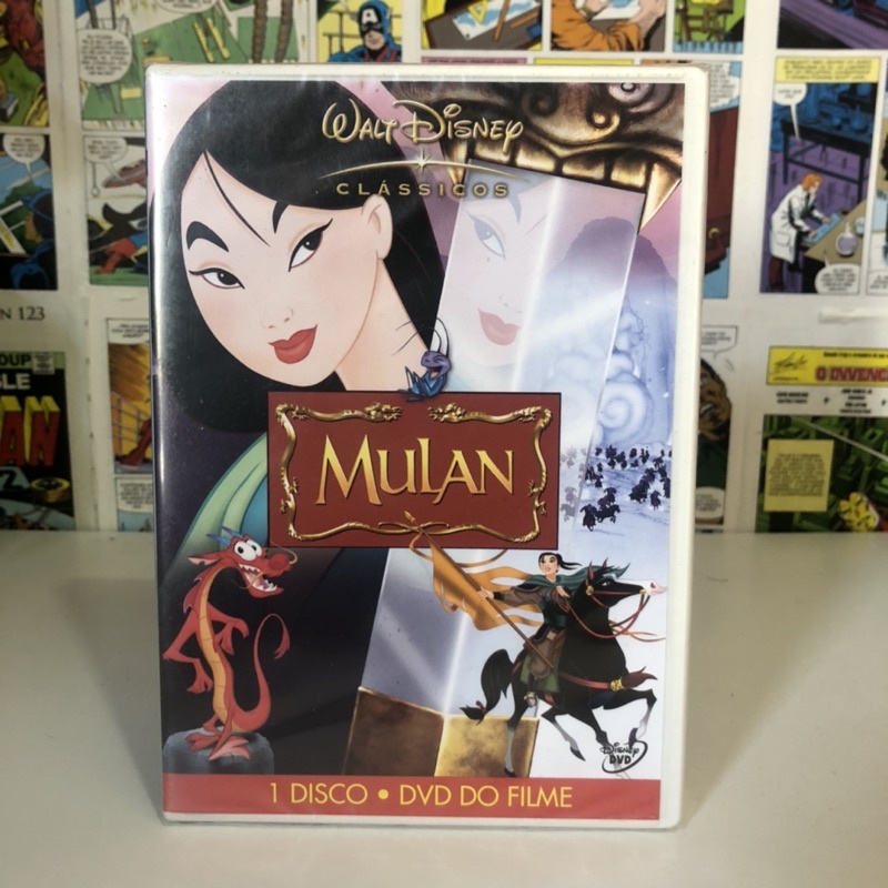 Dvd Mulan Animacao Aventura Lacrado Shopee Brasil